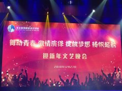 “舞动青春 演绎激情 绽放梦想 扬帆起航” 北京美国英语语言学院迎新年文艺晚会隆重举行